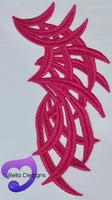 HOT PINK - Lace Applique Motif - Venise Lace (Sticks)