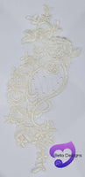 CHAMPAGNE - Lace Applique Motif - Bridal Diamond