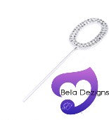 CAKE TOPPER - Rhinestone Numbers