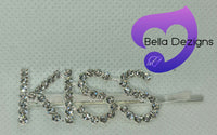 Hair Pins - DIAMANTE WORD HAIR SLIDES