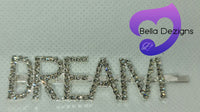 Hair Pins - DIAMANTE WORD HAIR SLIDES