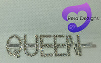 Hair Pins - DIAMANTE WORD HAIR SLIDES