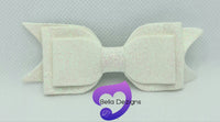 Hair Bows - Glitter (Plain)