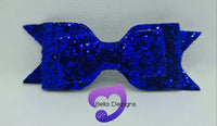 Hair Bows - Glitter (Plain)
