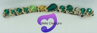 Hair Clip - Crystal Bead (VARIOUS COLOURS)