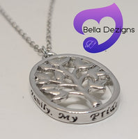 Necklace - Fashion Silver "TREE OF LIFE"