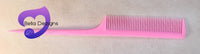 Tail Hair Comb - Plastic Coloured