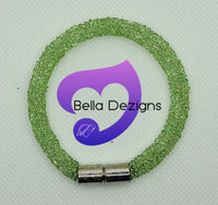 Bracelets - Crystal Rhinestone Magnetic (VARIOUS COLOURS)