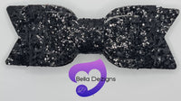 Hair Bows - Glitter (Plain)