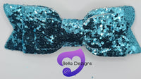 Hair Bows - Glitter (Plain)