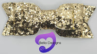 Hair Bows - Glitter (Plain)