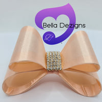 Hair Bows - Satin Diamante