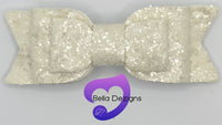 Hair Bows - Glitter (Plain)