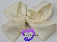 Hair Bows - 6 INCH Fashion Bows (Ribbon)