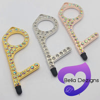 No Touch Door Opener Keychain with Touch Screen Buttons