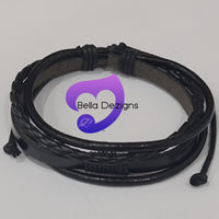 Bracelets - Fashion Leather Adjustable (2 COLOURS)