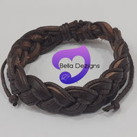 Bracelets - Fashion Leather Adjustable (2 COLOURS)