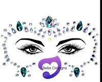 Face Crystal Stickers