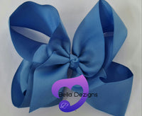Hair Bows - 6 INCH Fashion Bows (Ribbon)