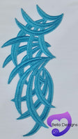 LAKE BLUE- Lace Applique Motif - Venise Lace (Sticks)
