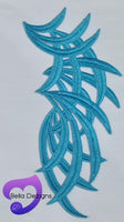 LAKE BLUE- Lace Applique Motif - Venise Lace (Sticks)