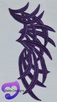 Purple - Lace Applique Motif - Venise Lace (Sticks)