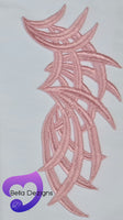 LIGHT PINK - Lace Applique Motif - Venise Lace (Sticks)