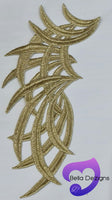 GOLD - Lace Applique Motif - Venise Lace (Sticks)
