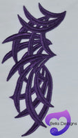 Purple - Lace Applique Motif - Venise Lace (Sticks)