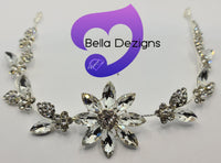 Diamante Hair Piece - Butterfly Daisy