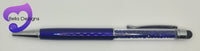 Crystal Stylus Touch Screen Ballpoint Pens - PLAIN