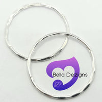 Hinged Sleeper Earrings - SOLID STERLING SILVER