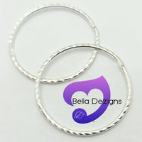 Hinged Sleeper Earrings - SOLID STERLING SILVER