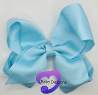 Hair Bows - 6 INCH Fashion Bows (Ribbon)
