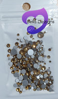 NON HOTFIX Crystal Rhinestone MIXED size pack