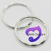 Hinged Sleeper Earrings - SOLID STERLING SILVER