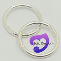 Hinged Sleeper Earrings - SOLID STERLING SILVER