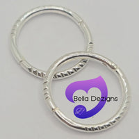 Hinged Sleeper Earrings - SOLID STERLING SILVER