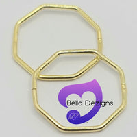 Hinged Sleeper Earrings - SOLID 9ct YELLOW GOLD