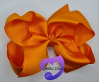 Hair Bows - 6 INCH Fashion Bows (Ribbon)
