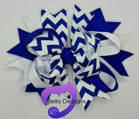 Hair Bows - 5 INCH Fashion Bow (Ribbon)