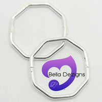 Hinged Sleeper Earrings - SOLID STERLING SILVER