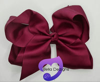 Hair Bows - 6 INCH Fashion Bows (Ribbon)