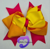 Hair Bows - 5 INCH Fashion Bow (Ribbon)