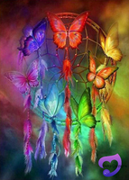 DIY Diamond Painting Crystal Art Kit (BUTTERFLY CATCHER)