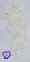 CHAMPAGNE - Lace Applique Motif - Bridal Diamond
