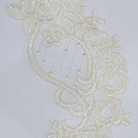CHAMPAGNE - Lace Applique Motif - Bridal Diamond