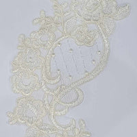 CHAMPAGNE - Lace Applique Motif - Bridal Diamond