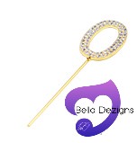 CAKE TOPPER - Rhinestone Numbers