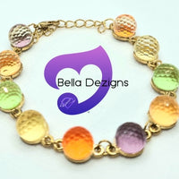 CLEARANCE - 9K Rose Gold Plated Crystal Bracelet